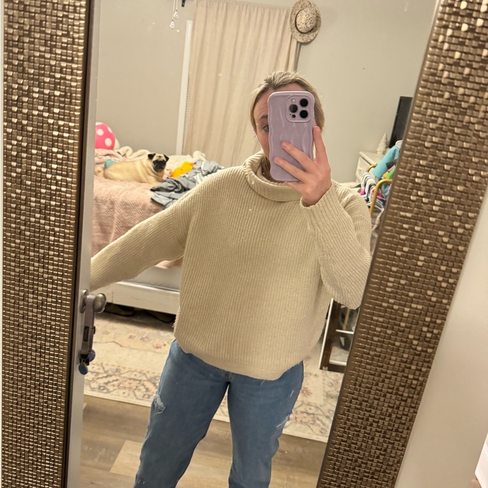 Cream sweater from forever 21